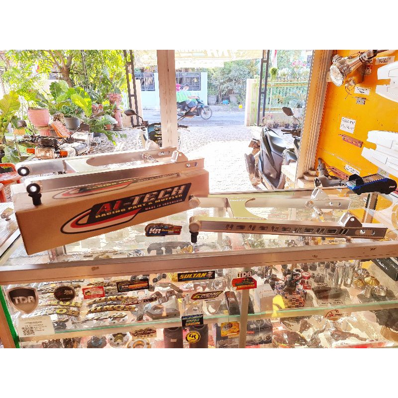 Arm swing arm tiger aitech kotak silver set setelan rantai boshing arm