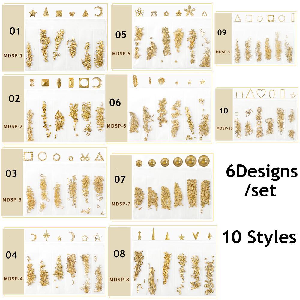 Preva Metal Nail Rivet Aksesoris Fashion DIY Stiker