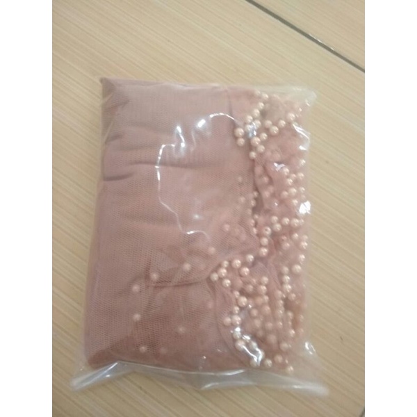 Headpiece hijab pengantin aksesoris jilbab wedding pengantin modern.hijab pengantin.