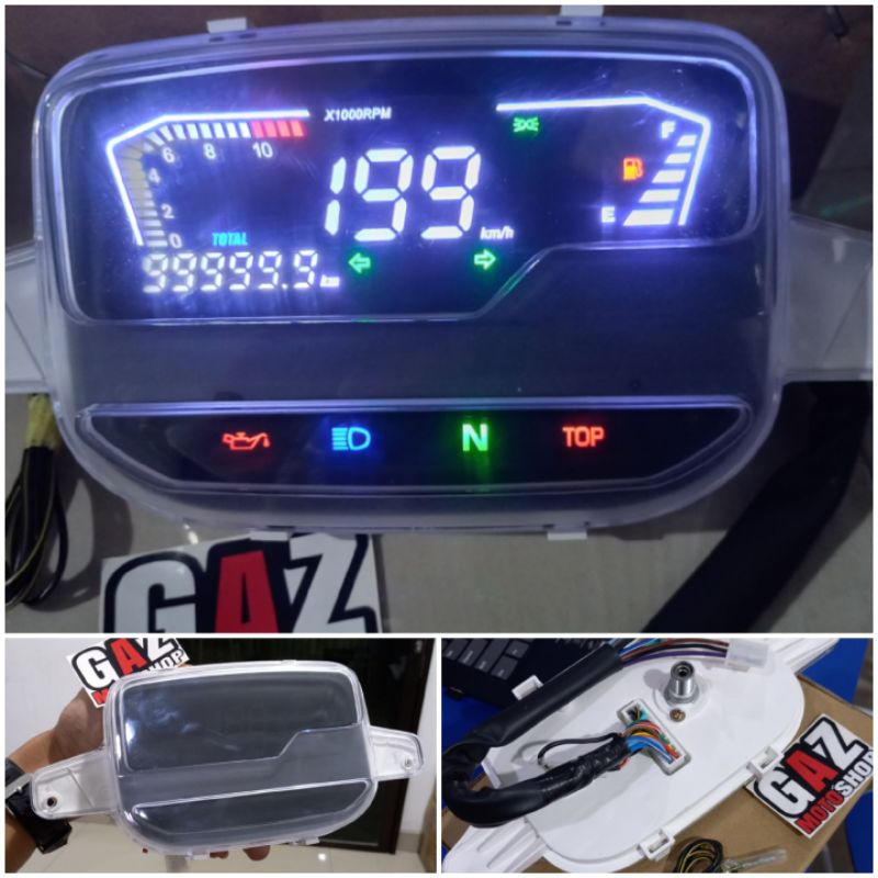 Speedometer Digital Yamaha F1ZR FIZR V 110 ZHE Kilometer Spidometer POSWAN Force One SEMUA TAHUN