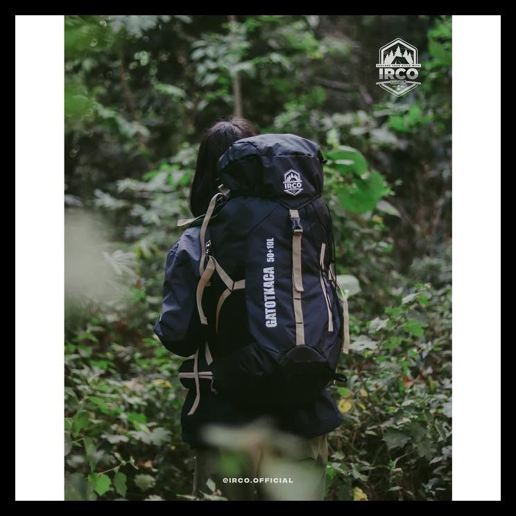 SPECIAL TAS HIKING - KERIL GUNUNG - CARRIER 50L - RANSEL IRCO- FREE RAINCOVER