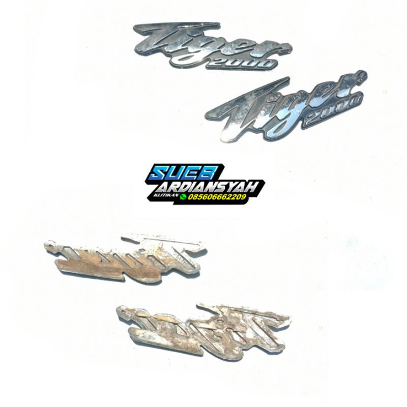 emblem tangki honda tiger 2000 tiger 2000 tiger lama logo tangki tiger 2000 tiger lawas original