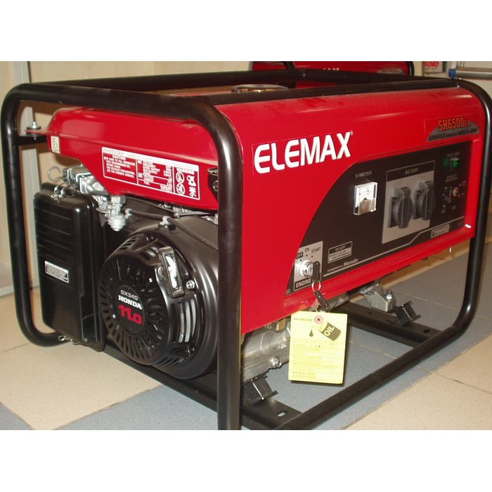 PROMO MURAH  Elemax SH6500-EXS Mesin Generator Set Genset Honda Bensin SH 6500EXS