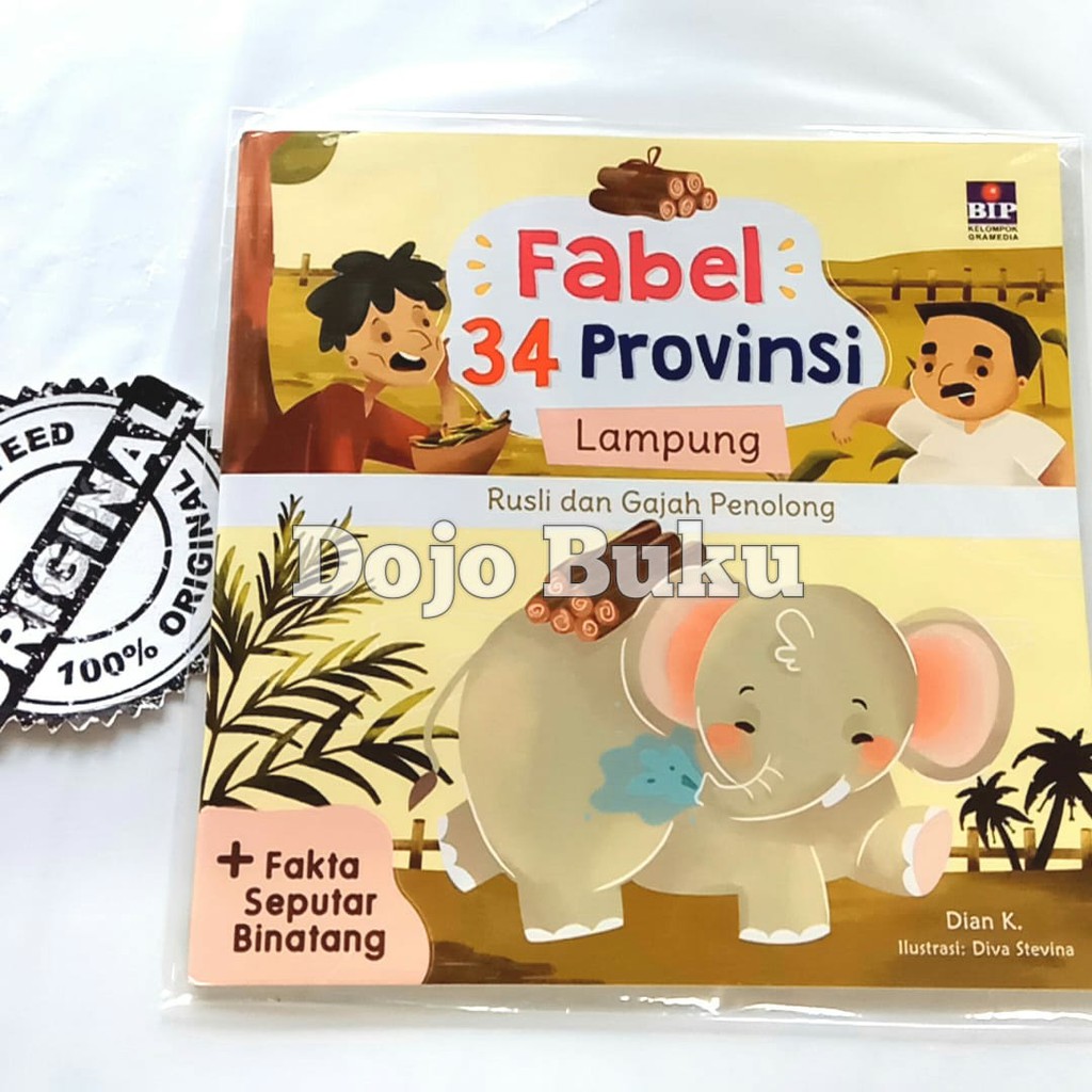 Fabel 34 Provinsi : Lampung - Rusli Dan Gajah Penolong By Dian K