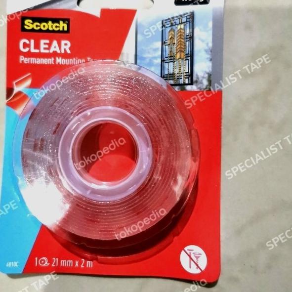 

✦ 3M Double tape Scotch Permanent Tape Mounting clear transparan bening ➭