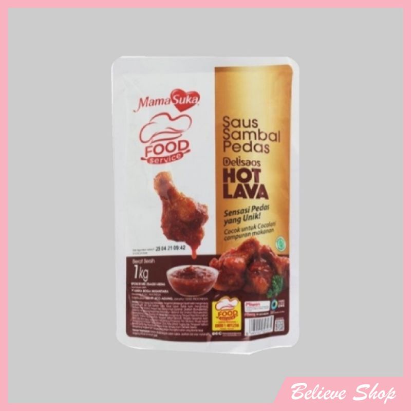 Saos Pedas Hot Lava Mamasuka 1 kg