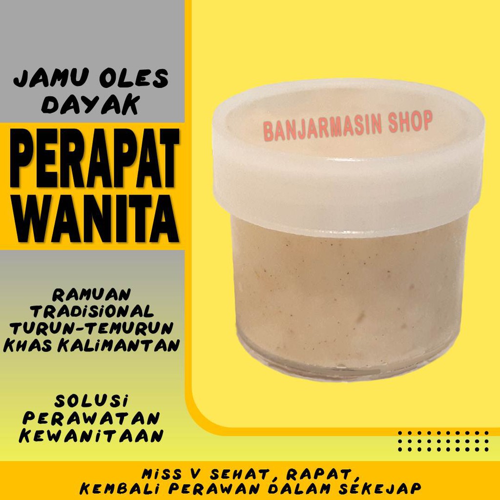 Jamu Oles Dayak Ramuan Serbuk Perapat Wanita Original Anti Pelakor Madu Spray Wik Wikwik Perawan