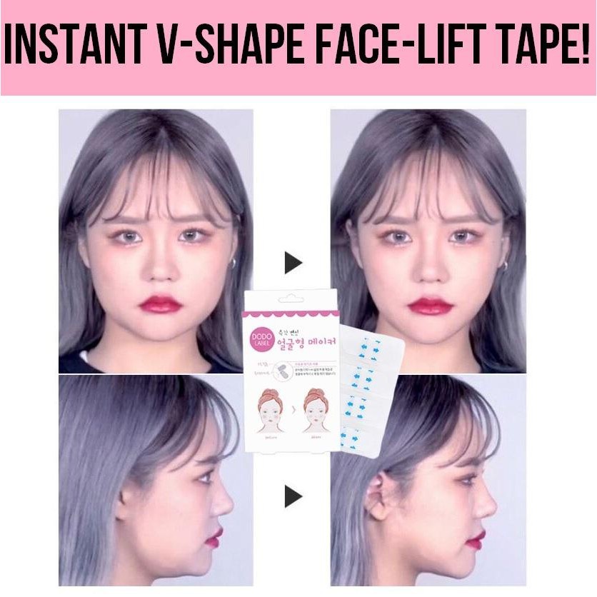 LT- [25GR] DODO LABEL FACE LIFT TAPE FOR V SHAPE / STIKER PENIRUS WAJAH