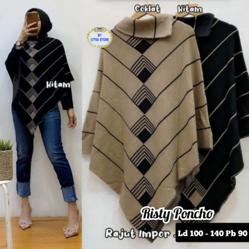 RISTY PONCHO// RIANA PONCHO