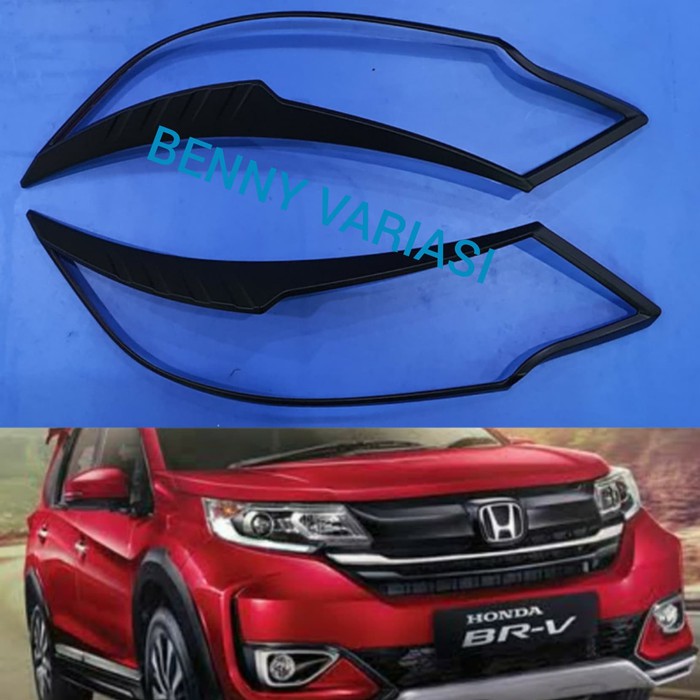 Garnish garnis list lis Lampu Depan Hitam Doff Dop Honda BRV