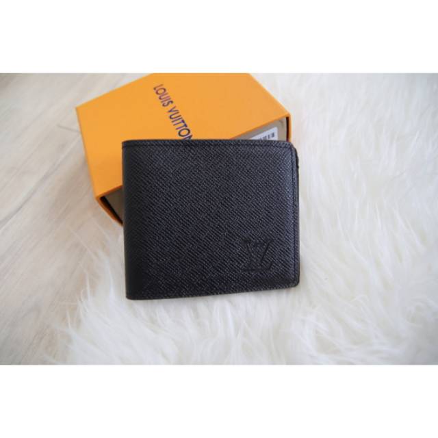 LV MAN TAIGA WALLET FREE BOX / dompet pria lv / dompet import murah / dompet lipat lv