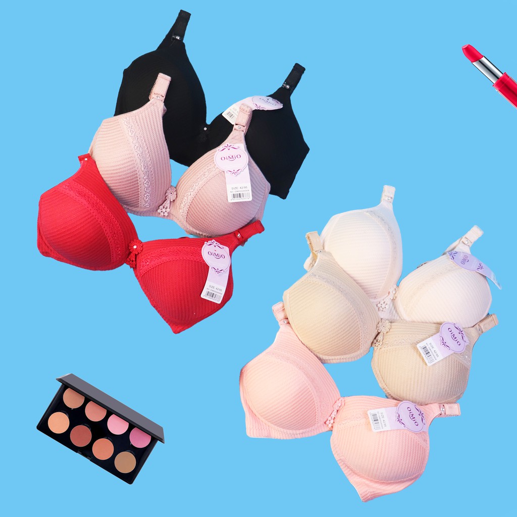 Bra/Bh Wanita fashion simple cup B tanpa kawat AA 268