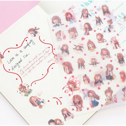 Girls Diary Deco (6pcs)