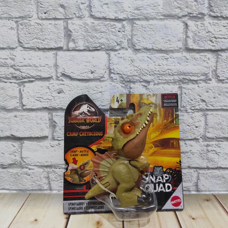 Mattel Snap Squad Jurrasic World TRex Dilophosaurus Stegosaurus Spinosaurus Triceratops