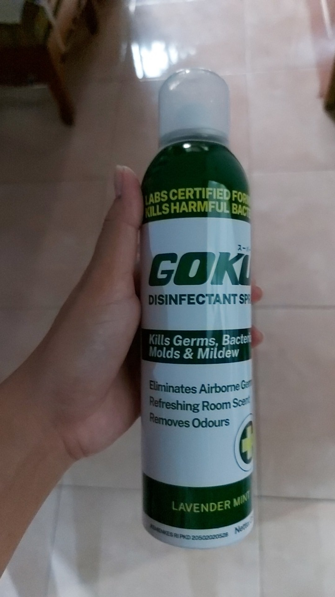 Goku Disinfectant Spray 280 Ml Twinpack