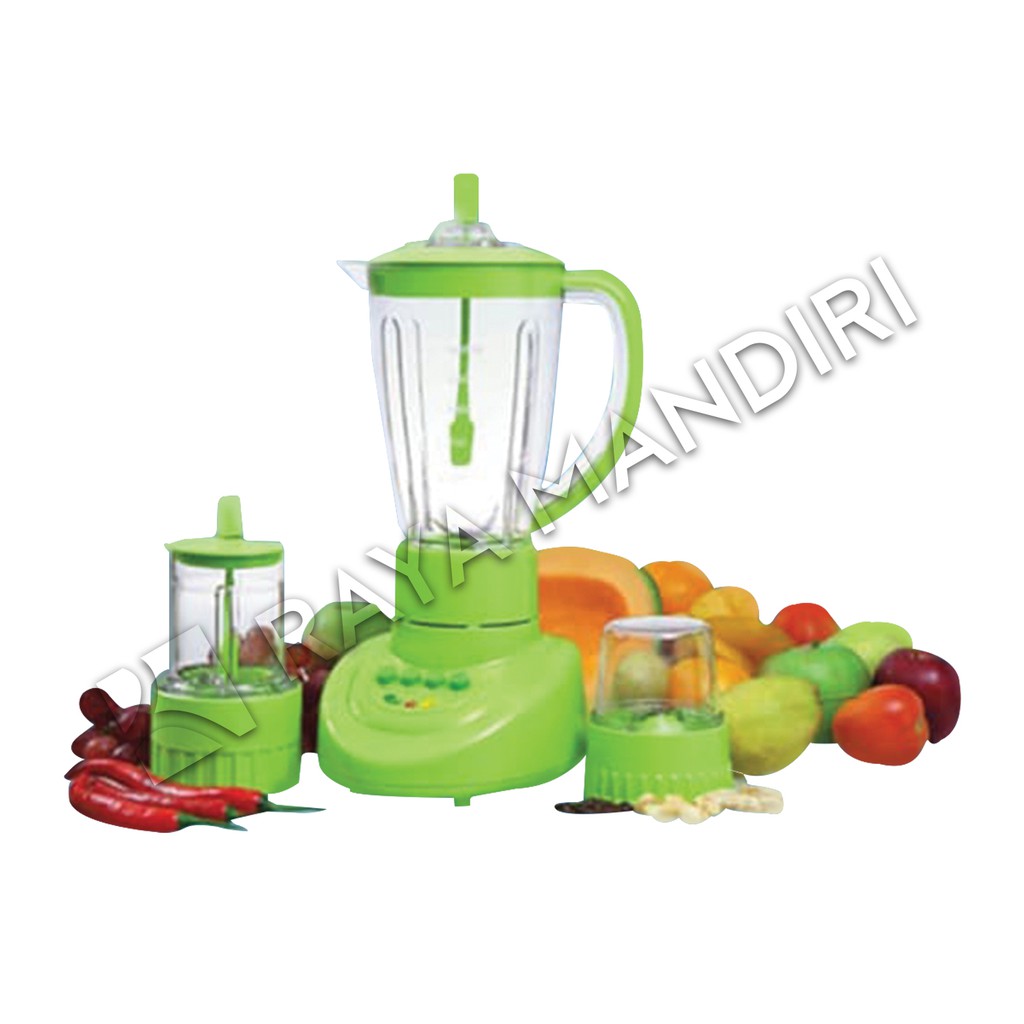 MIYAKO Blender 3 Tabung Plastik 1.5 Liter BL 152PF/AP - Garansi 1 Tahun