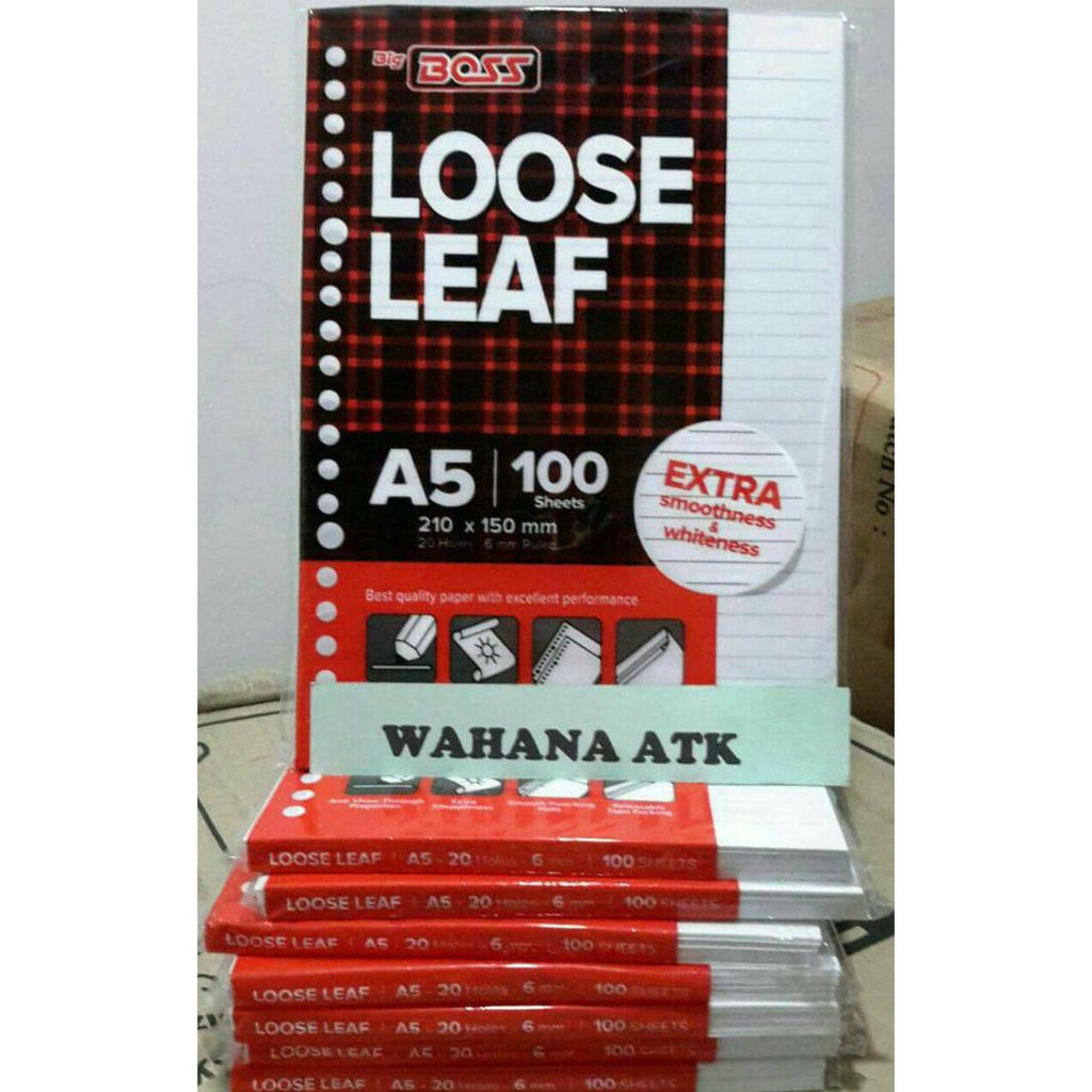 

Hanya Disini] Loose Leaf Kecil A5 100