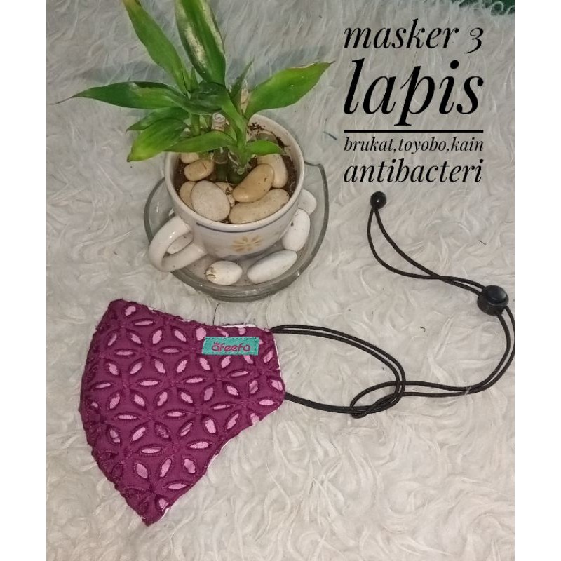 masker 3 lapis afeefa