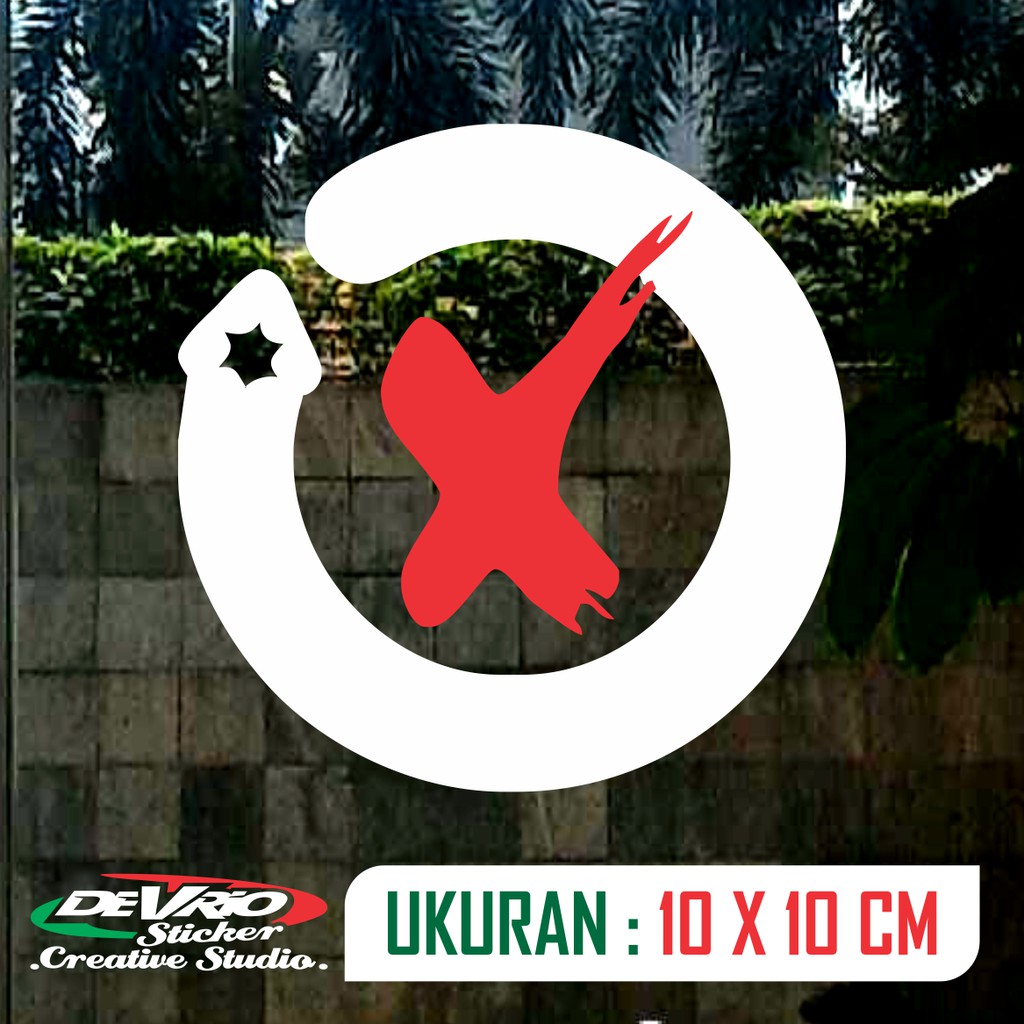 Cutting Sticker Motogp Stiker Lorenzo X Fuera Motor Mobil Truk Kaca Helm Gerobak