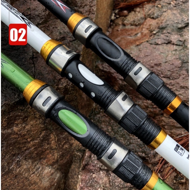 Joran Pancing Telescopic Portable Strong Carbon Fiber Beban 3Kg