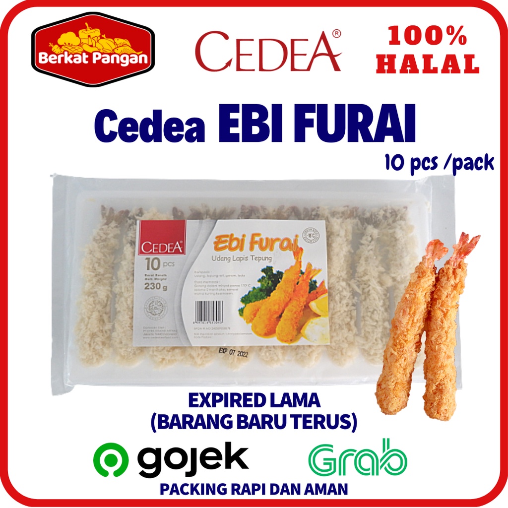 CEDEA Ebi Furai / Breaded Shrimp 230gr isi 10pcs