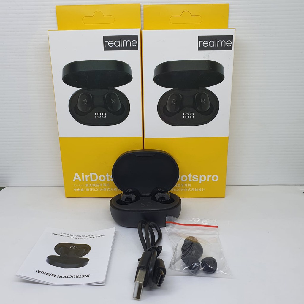 Handsfree Bluetooth Realme / Handset Bluetooth / Earphone Bluetooth Realme Airdots PRO Wireless