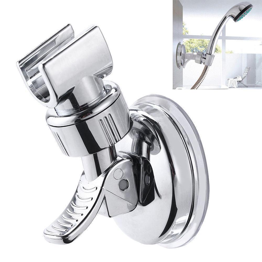 Holder Kepala Shower Nanas Rotatable Sprinkler Attachment Chrome Tempel Dinding