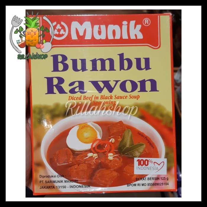 

MUNIK BUMBU RAWON 125 GRAM