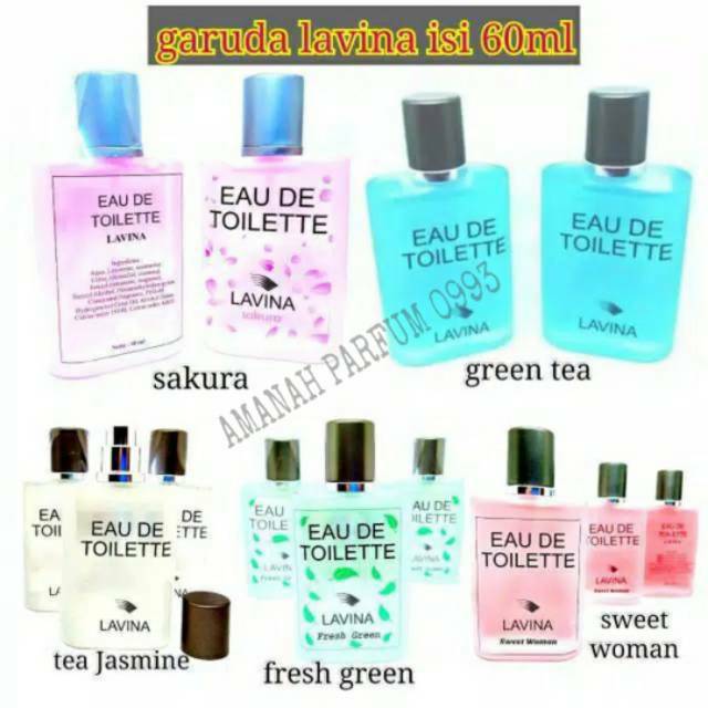 PARFUM GARUDA LAVINA ORIGINAL EDT GARUDA INDONESIA PARFUM PRAMUGARI PARFUM WANITA TAHAN LAMA 5 Varian 30 ML Box