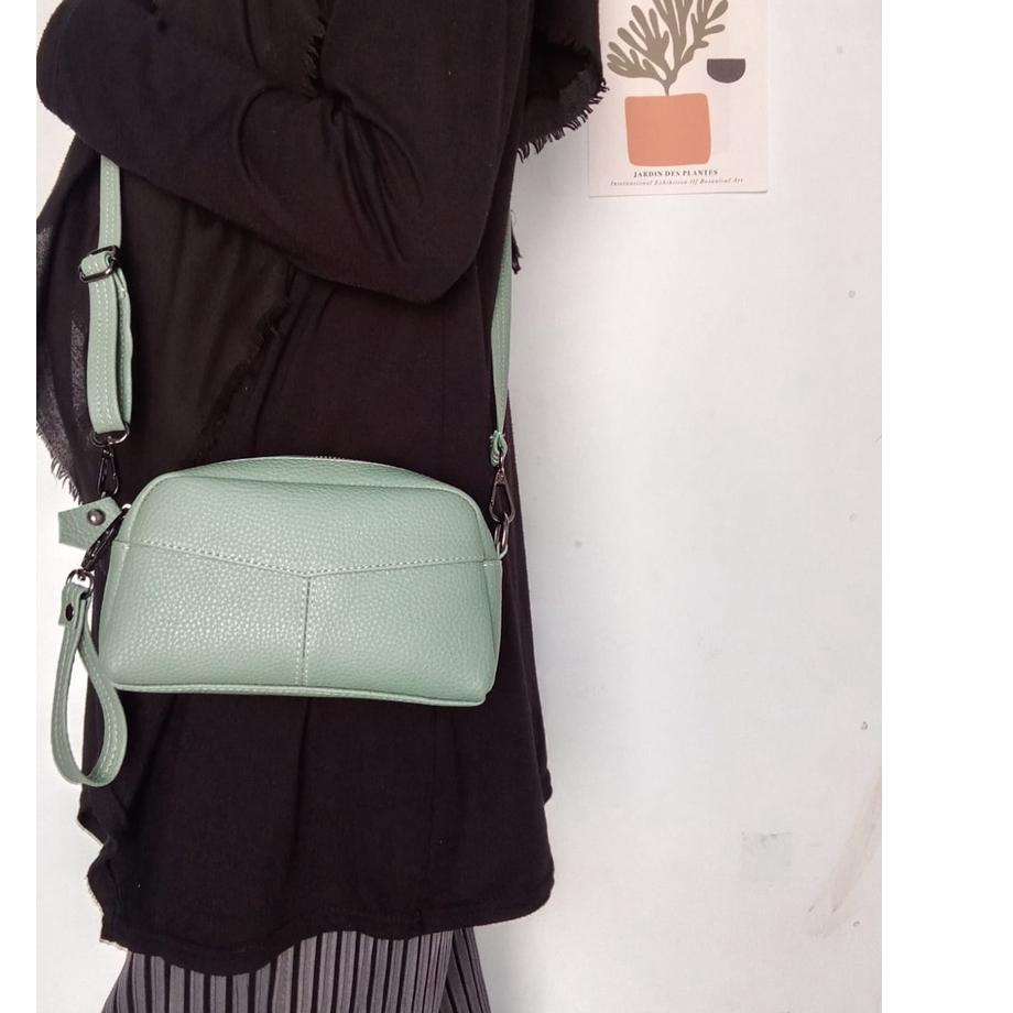 ➨fa Murah⋆ tas wanita papirut bapau tas bakpau yazzy multifungsi kulit jeruk tebal tas hp kosmetik s