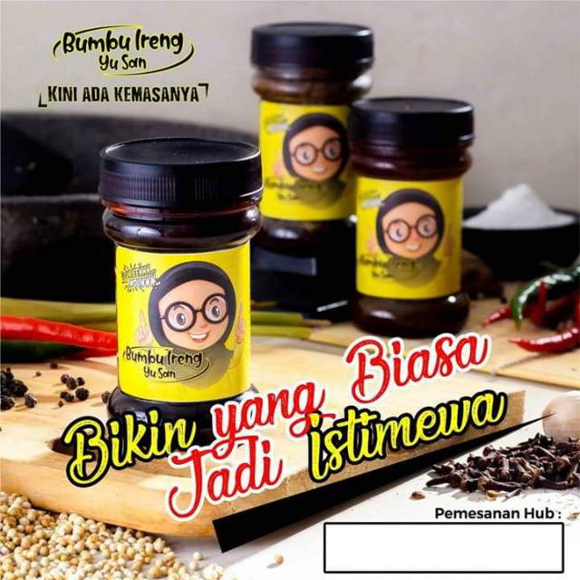 

Bumbu Ireng Yu San Kemasan - Area Kalimantan