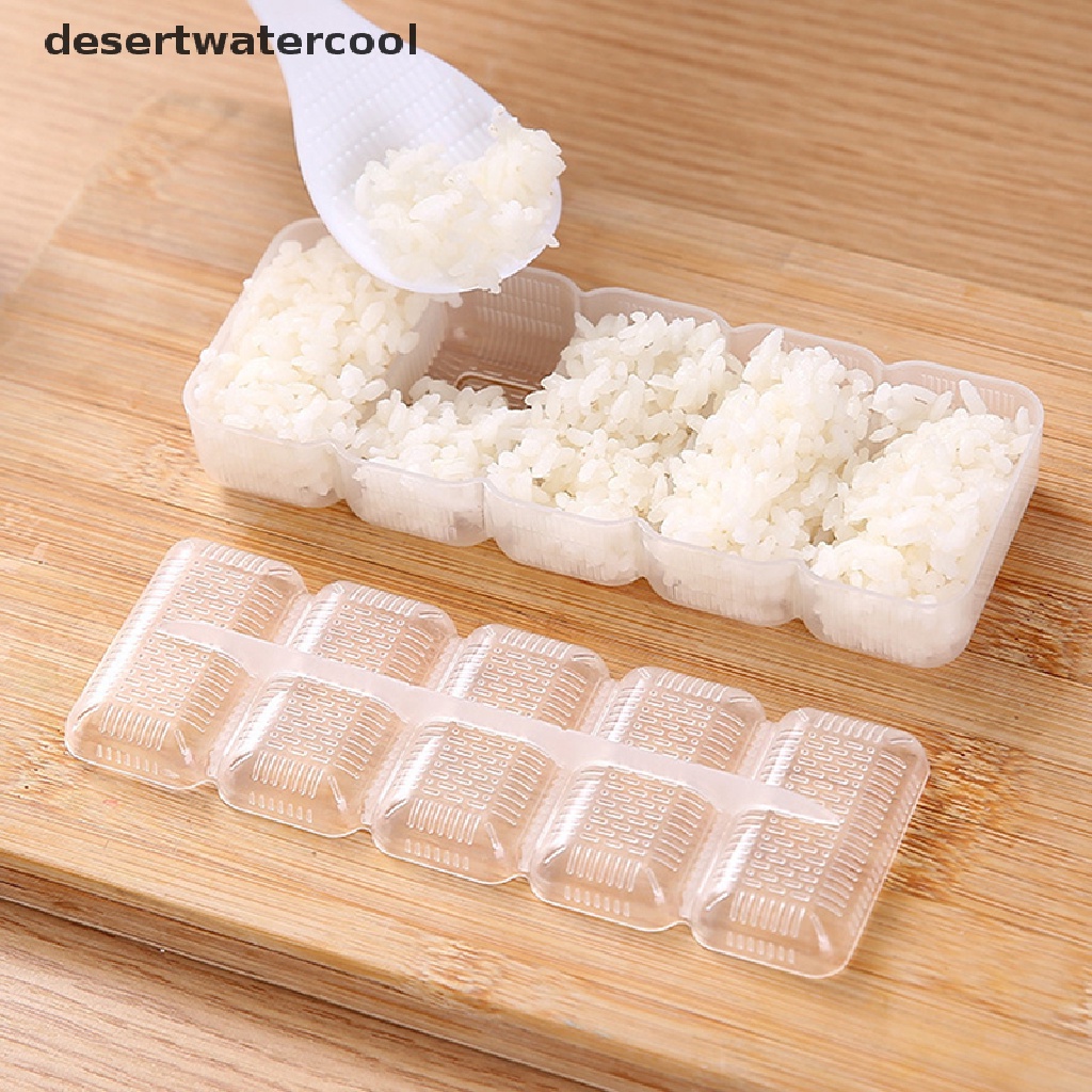 Deid 5Pcs / set Cetakan Sushi / Nigiri / Bola Nasi DIY Anti Lengket