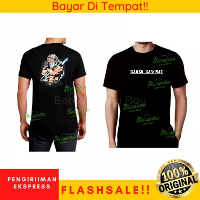 cod kaos t-shirt kakek zeus