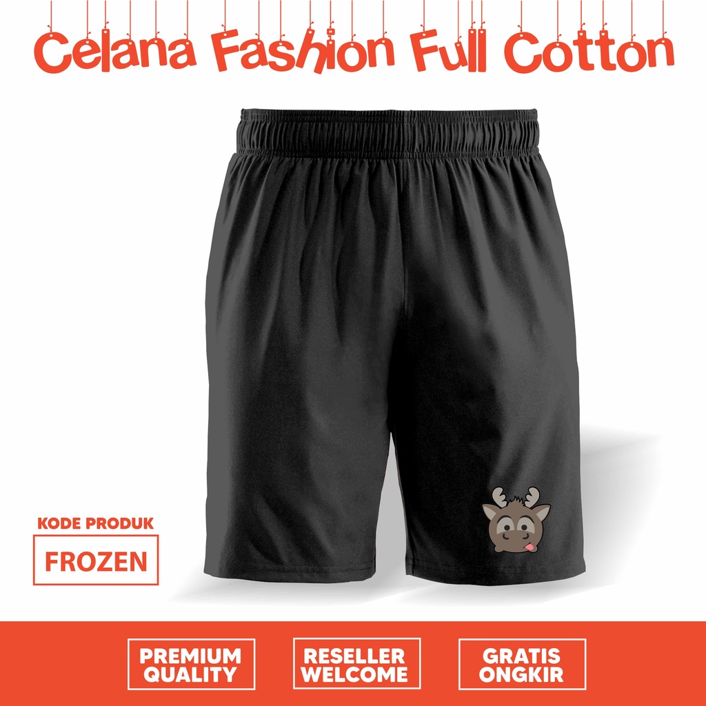 [CELANA ANAK] Celana pendek anak disney frozen elsa olaf sven anna kidswear full color