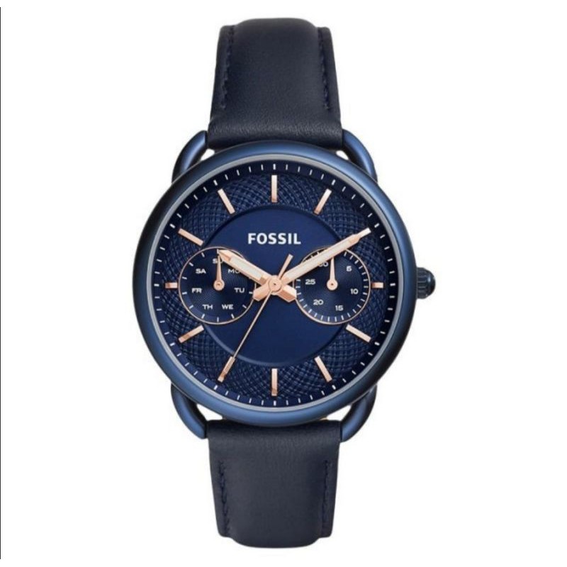Jam Tangan Fossil ES4092 Wanita Blue Dial Original
