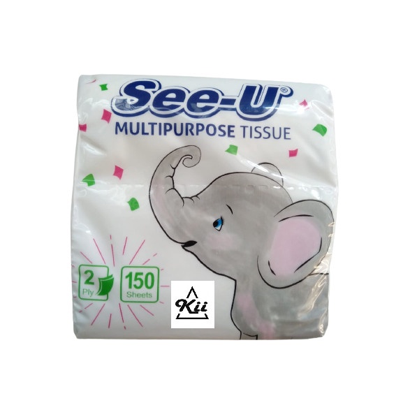 Tissue Makan Pop Up Multipurpose See U - Tissue Meja Makan