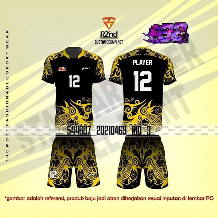 JERSEY VOLLY STANDAR #01 | BAJU VOLY | JERSEY CUSTOM | JERSEY REGARSPORT STANDAR PRINTING
