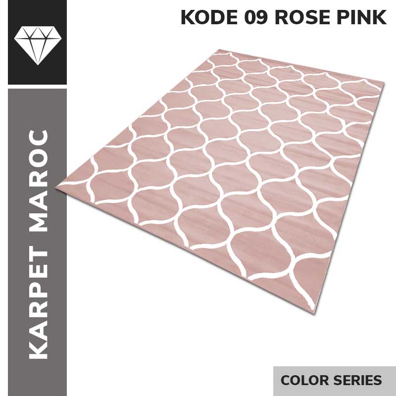 [Carpet Shop Sby] Karpet Maroc 160X210 - Kode 09 PINK