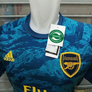 Jersey Kaos Baju Bola Arsenal GK Home Kiper Patch EPL 19 Jersey Kaos Baju Bola Arsenal GK Home Kiper Patch EPL 19