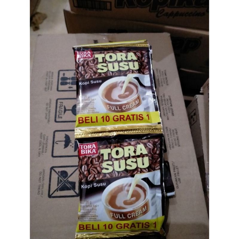 

Kopi Torabika Susu isi 10 Pcs