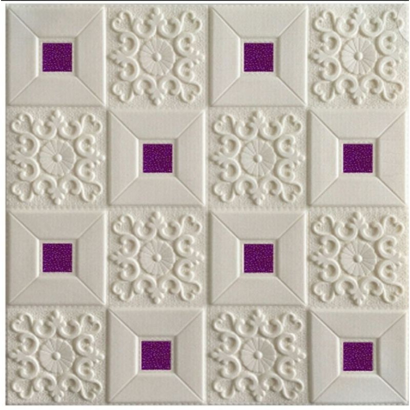 wallpaper foam motif 3 dimensi