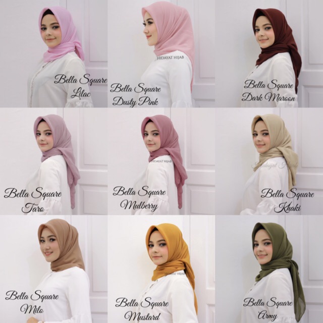 Warna Jilbab Dark Milo