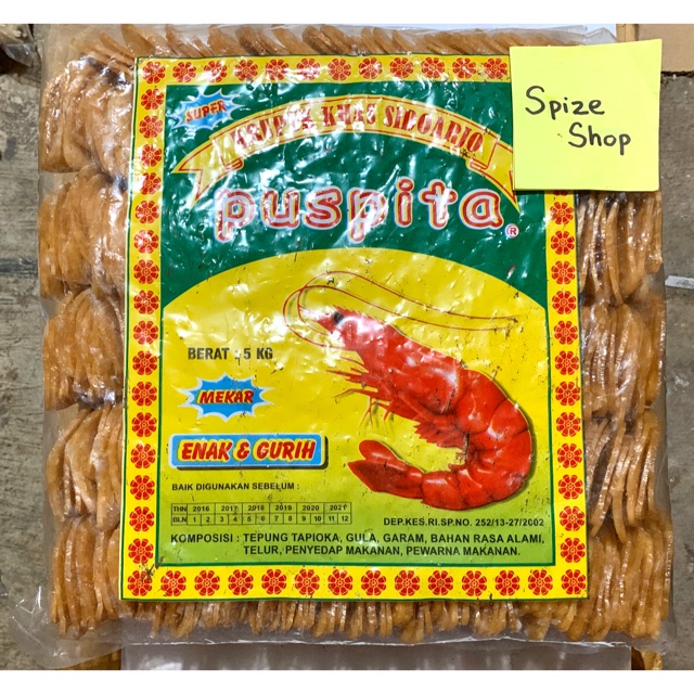 

Kerupuk / Krupuk Udang Puspita 5kg