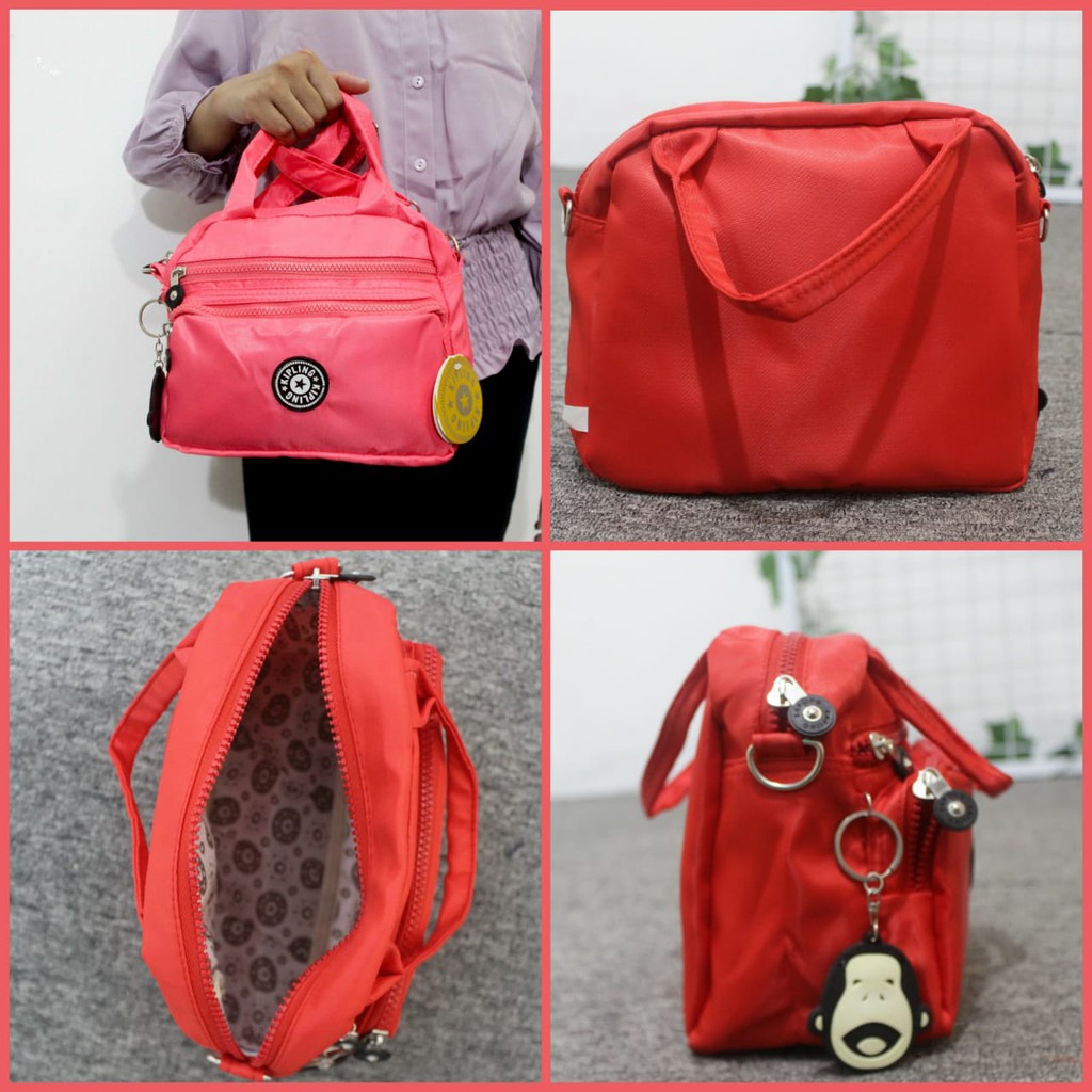 Tas Wanita 2 in 1 Tas Selempang Jinjing Cewek Tas Slempang Wanita Polos Tas Jalan Slingbag Keren