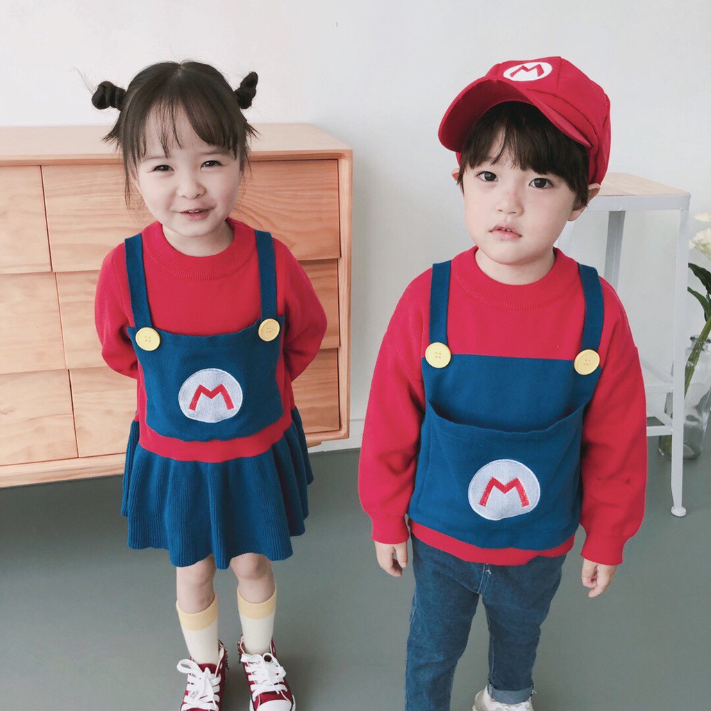 Dress Anak / Dress Mario Bross