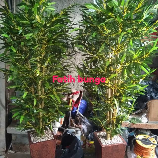 Bambu pohon bunga plastik artificial/penyekat ruangan/bambu plastik/pohon hias/bunga sudut