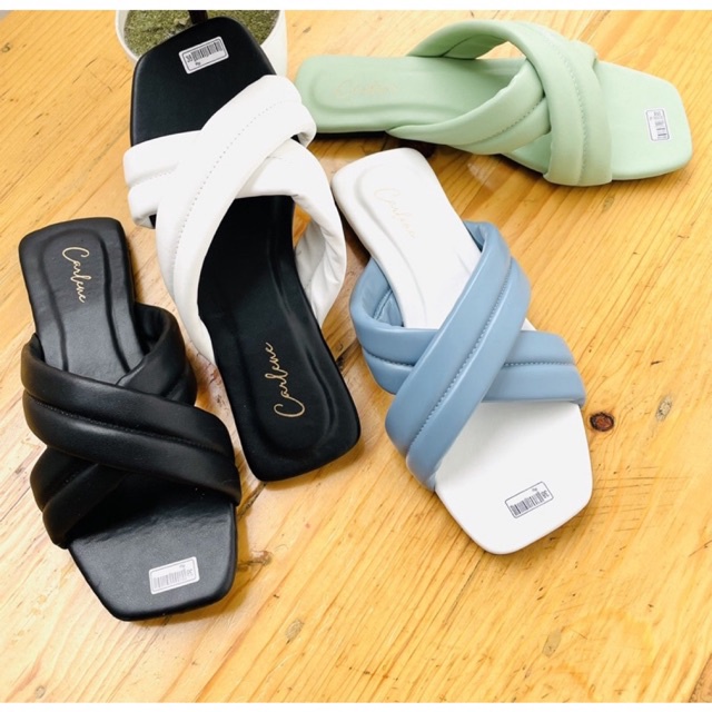 Carlene_kanzel flat/sandal teplek wanita