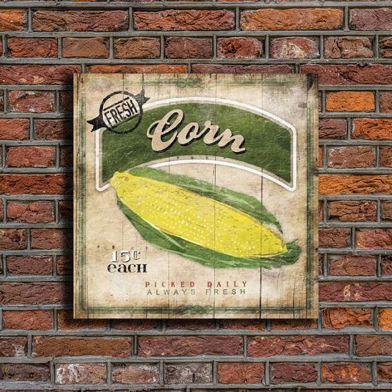 Dekorasi Dinding Dapur Lukisan Sayuran