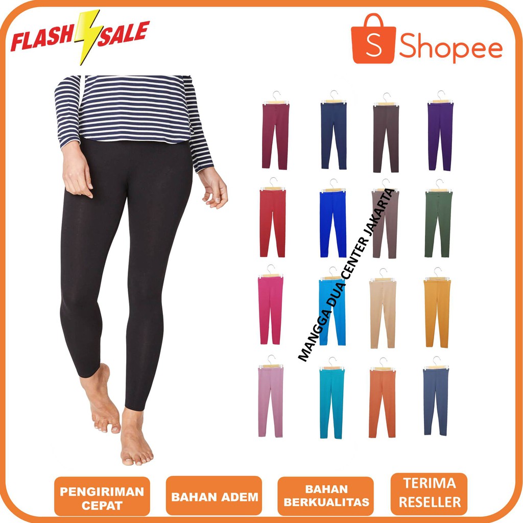 Legging Panjang Spandex Standar dan Jumbo / Legging Polos Spandex