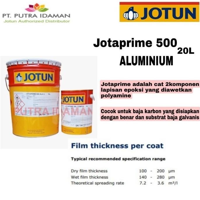 JOTUN CAT EPOXY / JOTAPRIME 500 ALUMINIUM 20LTR / CAT KAPAL JOTUN Termurah